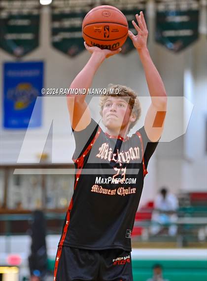 Thumbnail 1 in Indiana vs Michigan (Midwest All-Star Challenge) photogallery.