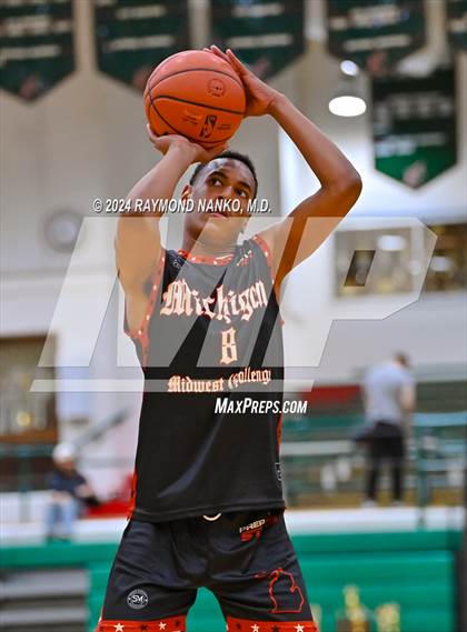Thumbnail 1 in Indiana vs Michigan (Midwest All-Star Challenge) photogallery.