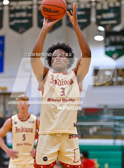 Thumbnail 1 in Indiana vs Michigan (Midwest All-Star Challenge) photogallery.
