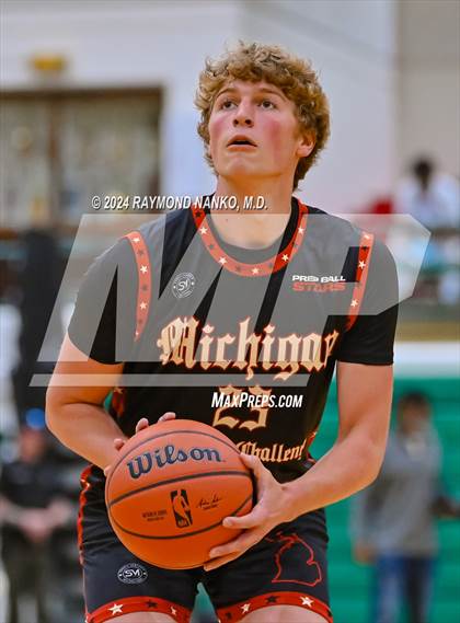 Thumbnail 1 in Indiana vs Michigan (Midwest All-Star Challenge) photogallery.