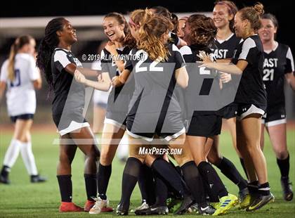 Thumbnail 2 in T.C. Roberson vs. East Chapel Hill (NCHSAA 3A Final) photogallery.
