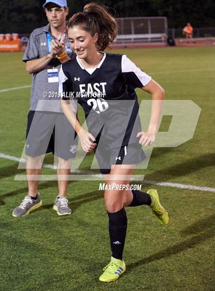 Thumbnail 1 in T.C. Roberson vs. East Chapel Hill (NCHSAA 3A Final) photogallery.