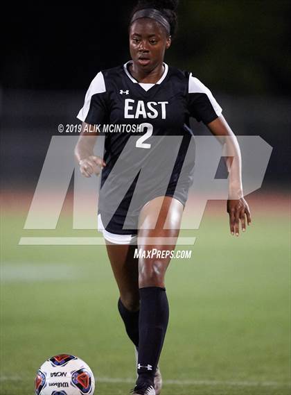 Thumbnail 1 in T.C. Roberson vs. East Chapel Hill (NCHSAA 3A Final) photogallery.