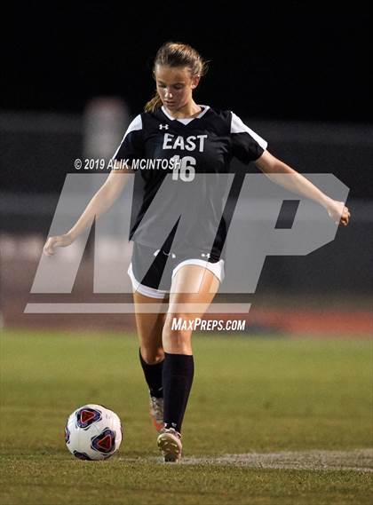 Thumbnail 1 in T.C. Roberson vs. East Chapel Hill (NCHSAA 3A Final) photogallery.