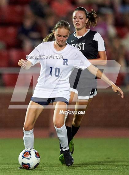 Thumbnail 2 in T.C. Roberson vs. East Chapel Hill (NCHSAA 3A Final) photogallery.