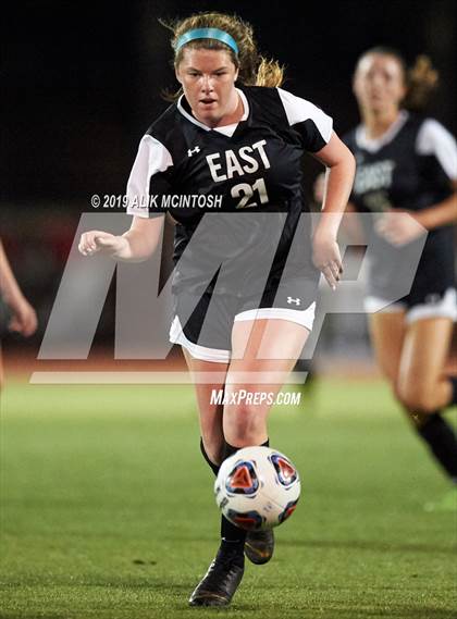 Thumbnail 2 in T.C. Roberson vs. East Chapel Hill (NCHSAA 3A Final) photogallery.