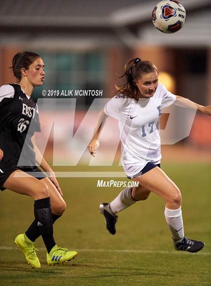 Thumbnail 1 in T.C. Roberson vs. East Chapel Hill (NCHSAA 3A Final) photogallery.