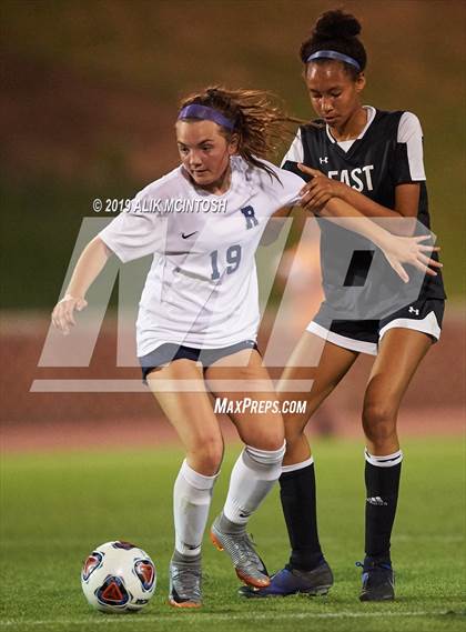 Thumbnail 2 in T.C. Roberson vs. East Chapel Hill (NCHSAA 3A Final) photogallery.