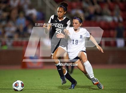 Thumbnail 1 in T.C. Roberson vs. East Chapel Hill (NCHSAA 3A Final) photogallery.