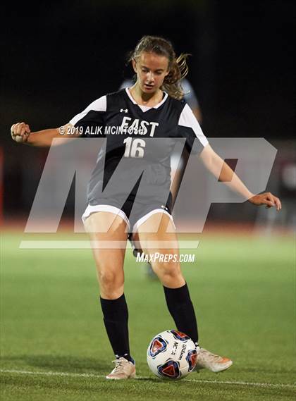 Thumbnail 1 in T.C. Roberson vs. East Chapel Hill (NCHSAA 3A Final) photogallery.