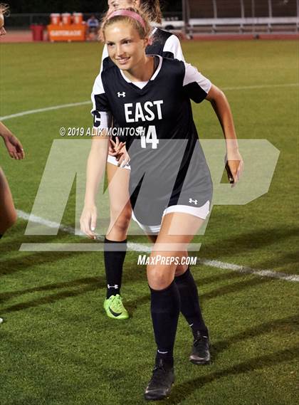 Thumbnail 1 in T.C. Roberson vs. East Chapel Hill (NCHSAA 3A Final) photogallery.