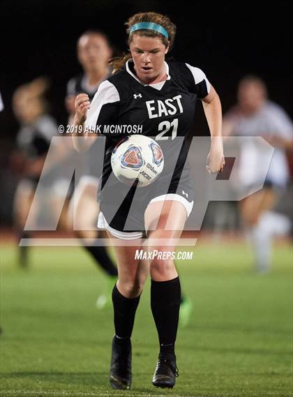 Thumbnail 3 in T.C. Roberson vs. East Chapel Hill (NCHSAA 3A Final) photogallery.