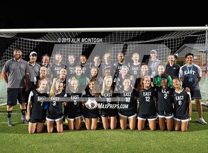 Thumbnail 3 in T.C. Roberson vs. East Chapel Hill (NCHSAA 3A Final) photogallery.