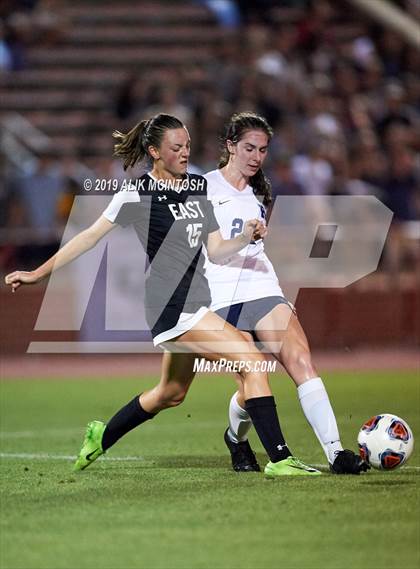 Thumbnail 2 in T.C. Roberson vs. East Chapel Hill (NCHSAA 3A Final) photogallery.