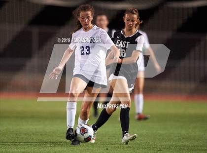 Thumbnail 3 in T.C. Roberson vs. East Chapel Hill (NCHSAA 3A Final) photogallery.