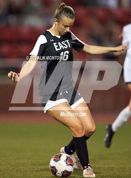 Thumbnail 2 in T.C. Roberson vs. East Chapel Hill (NCHSAA 3A Final) photogallery.