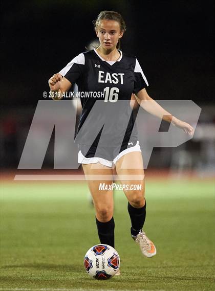 Thumbnail 3 in T.C. Roberson vs. East Chapel Hill (NCHSAA 3A Final) photogallery.