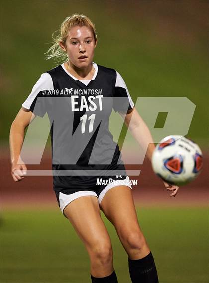 Thumbnail 3 in T.C. Roberson vs. East Chapel Hill (NCHSAA 3A Final) photogallery.