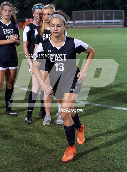 Thumbnail 2 in T.C. Roberson vs. East Chapel Hill (NCHSAA 3A Final) photogallery.