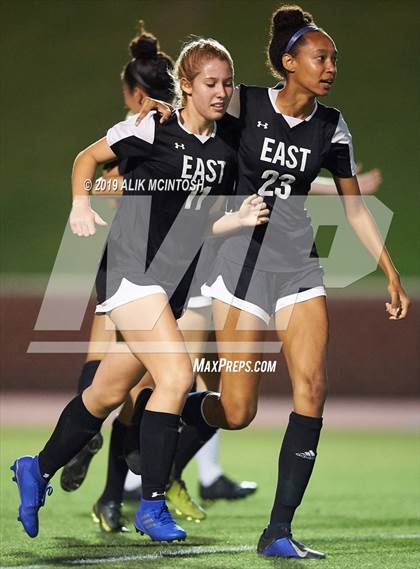 Thumbnail 3 in T.C. Roberson vs. East Chapel Hill (NCHSAA 3A Final) photogallery.