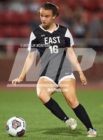 Thumbnail 1 in T.C. Roberson vs. East Chapel Hill (NCHSAA 3A Final) photogallery.