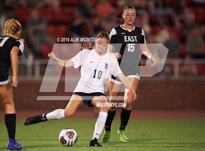 Thumbnail 3 in T.C. Roberson vs. East Chapel Hill (NCHSAA 3A Final) photogallery.