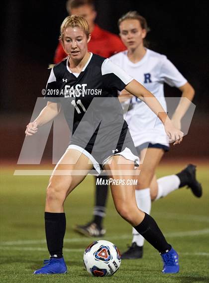 Thumbnail 2 in T.C. Roberson vs. East Chapel Hill (NCHSAA 3A Final) photogallery.