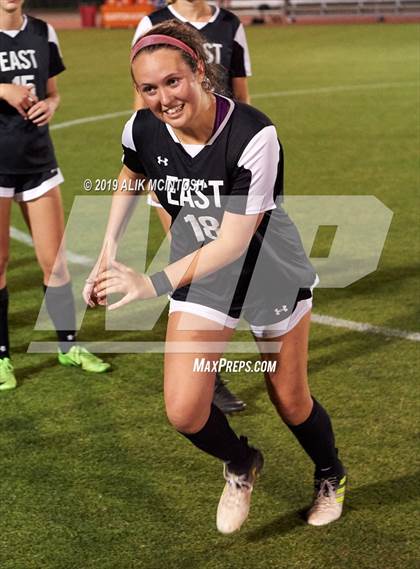 Thumbnail 3 in T.C. Roberson vs. East Chapel Hill (NCHSAA 3A Final) photogallery.