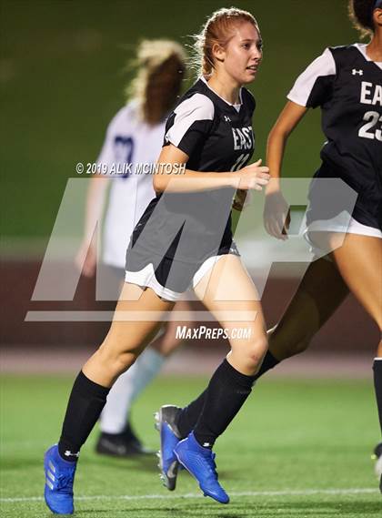 Thumbnail 1 in T.C. Roberson vs. East Chapel Hill (NCHSAA 3A Final) photogallery.