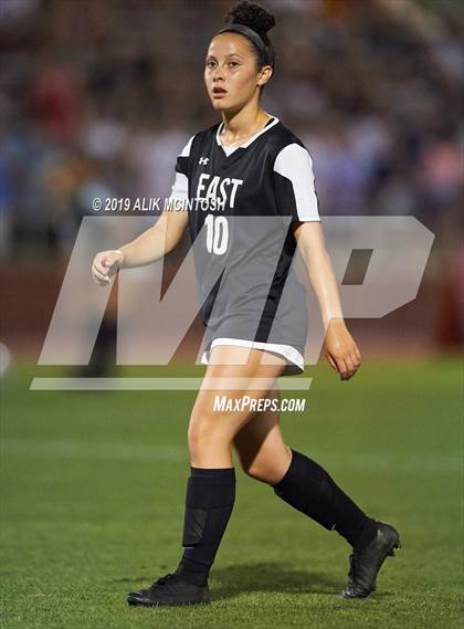 Thumbnail 1 in T.C. Roberson vs. East Chapel Hill (NCHSAA 3A Final) photogallery.