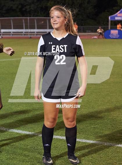 Thumbnail 2 in T.C. Roberson vs. East Chapel Hill (NCHSAA 3A Final) photogallery.