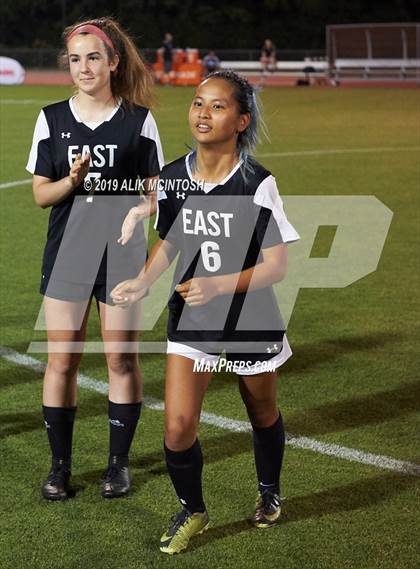 Thumbnail 3 in T.C. Roberson vs. East Chapel Hill (NCHSAA 3A Final) photogallery.