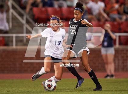 Thumbnail 1 in T.C. Roberson vs. East Chapel Hill (NCHSAA 3A Final) photogallery.