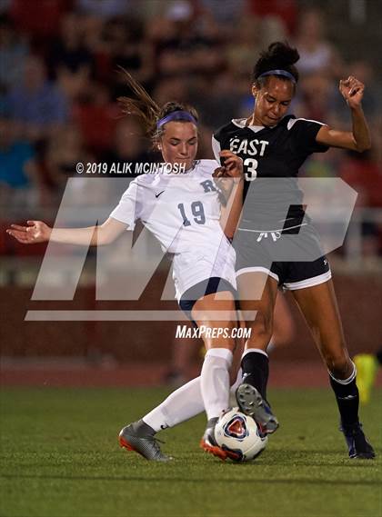 Thumbnail 2 in T.C. Roberson vs. East Chapel Hill (NCHSAA 3A Final) photogallery.