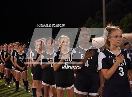 Thumbnail 2 in T.C. Roberson vs. East Chapel Hill (NCHSAA 3A Final) photogallery.