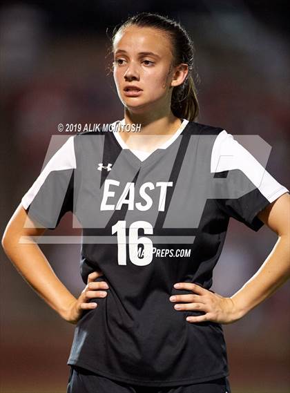 Thumbnail 2 in T.C. Roberson vs. East Chapel Hill (NCHSAA 3A Final) photogallery.