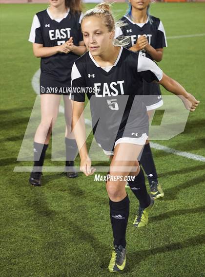 Thumbnail 2 in T.C. Roberson vs. East Chapel Hill (NCHSAA 3A Final) photogallery.