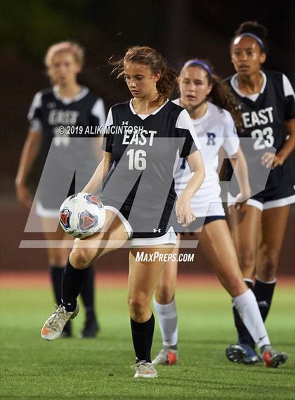 Thumbnail 1 in T.C. Roberson vs. East Chapel Hill (NCHSAA 3A Final) photogallery.