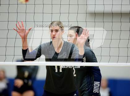 Thumbnail 3 in Keller vs Flower Mound (UIL 6A Volleyball Regional Semifinals) photogallery.