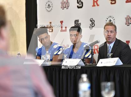 Thumbnail 1 in Trinity League Media Day - Santa Margarita photogallery.