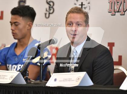 Thumbnail 2 in Trinity League Media Day - Santa Margarita photogallery.