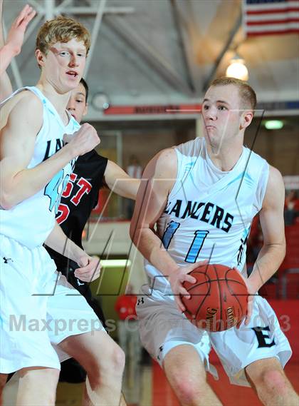 Thumbnail 3 in Blue Valley West vs. East (McPherson Invitational) photogallery.