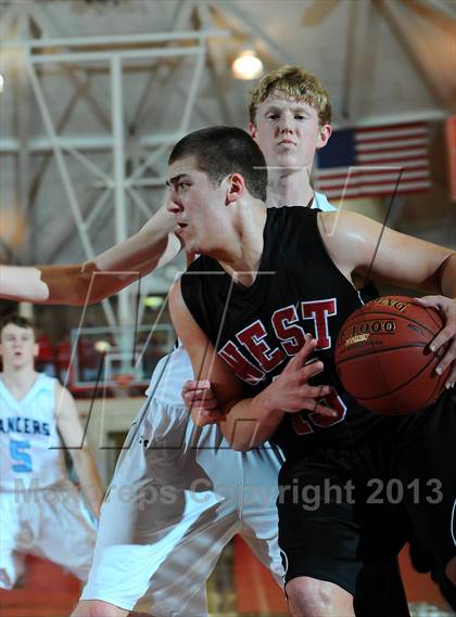 Thumbnail 3 in Blue Valley West vs. East (McPherson Invitational) photogallery.