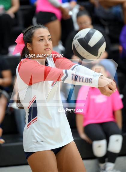 Thumbnail 3 in Taylor vs Crystal River (Pink Blast Tournament at Spruce Creek) photogallery.