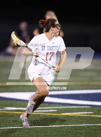 Thumbnail 3 in St. Ignatius College Preparatory vs. Sacred Heart Prep (CIFCCS D1 Championship) photogallery.
