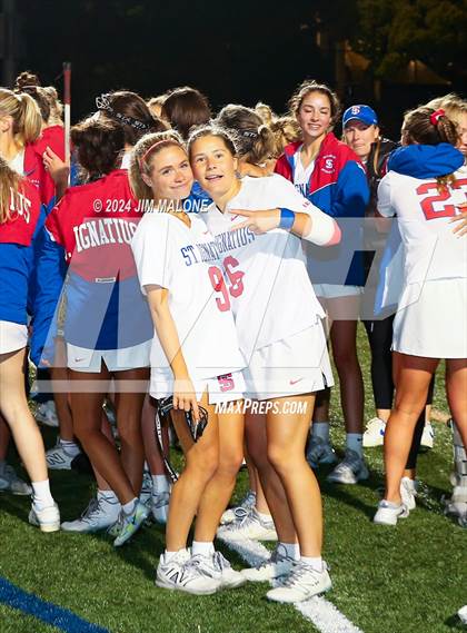 Thumbnail 2 in St. Ignatius College Preparatory vs. Sacred Heart Prep (CIFCCS D1 Championship) photogallery.
