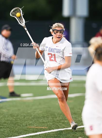 Thumbnail 2 in St. Ignatius College Preparatory vs. Sacred Heart Prep (CIFCCS D1 Championship) photogallery.