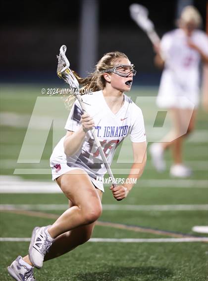 Thumbnail 3 in St. Ignatius College Preparatory vs. Sacred Heart Prep (CIFCCS D1 Championship) photogallery.