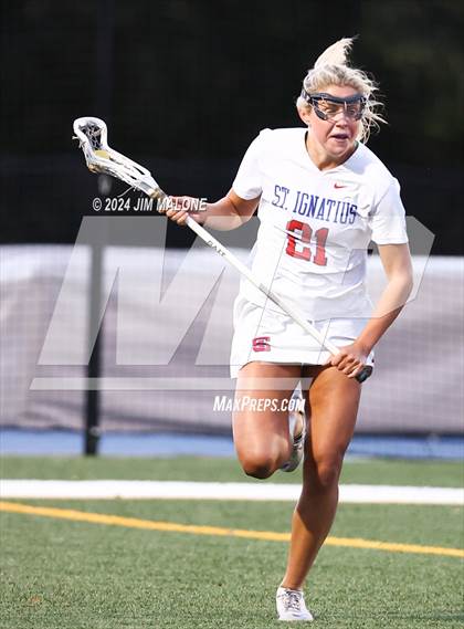 Thumbnail 3 in St. Ignatius College Preparatory vs. Sacred Heart Prep (CIFCCS D1 Championship) photogallery.