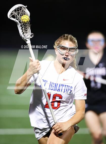 Thumbnail 1 in St. Ignatius College Preparatory vs. Sacred Heart Prep (CIFCCS D1 Championship) photogallery.